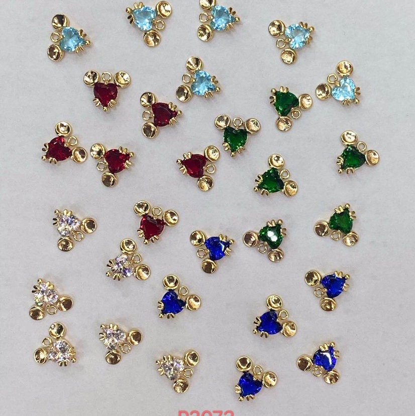 Factory Direct sale of p3073 mouse Zircon pendant details Picture