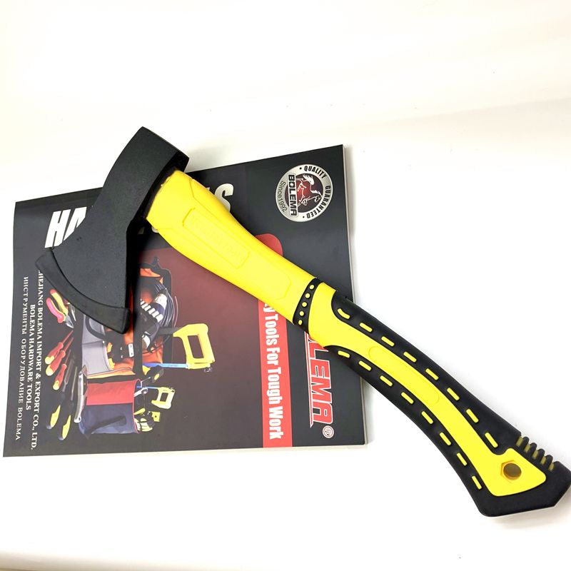 Wholesale household axe small fire axe export multi-function plastic handle axe outdoor woodworking axe tool