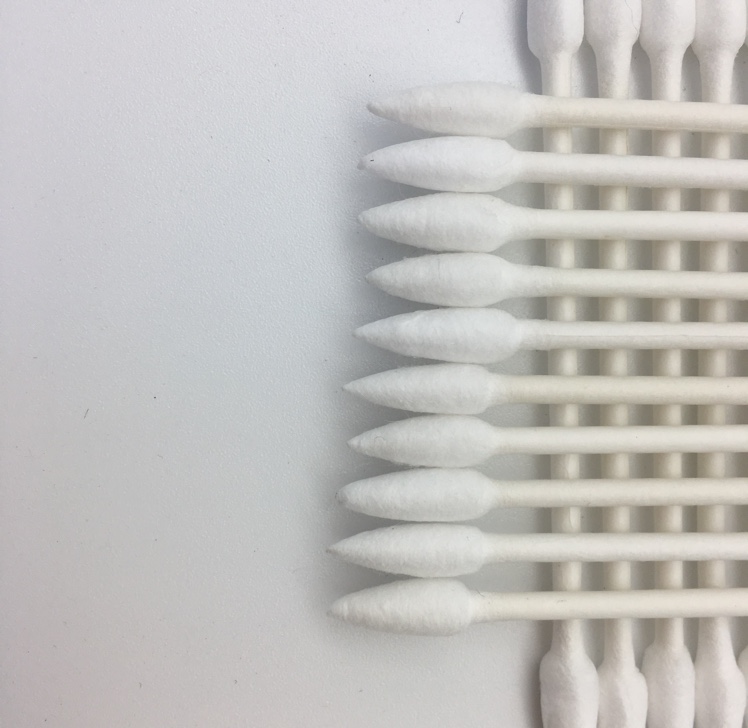 100 blue paper tubes, cotton swabs, pointed paper sticks, premium tampons Specification drawing