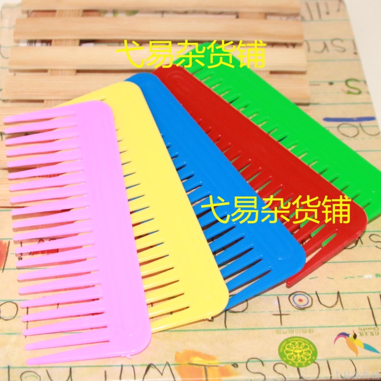 Big tooth comb smooth hair soft hair