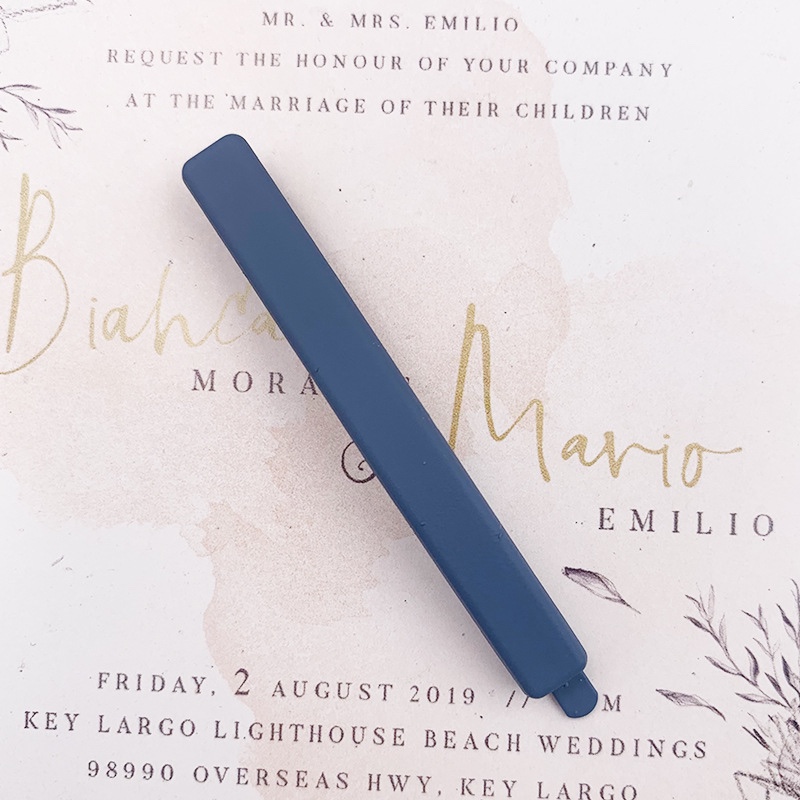 莫兰迪色韩国网红发夹ins磨砂一字夹刘海夹发饰头饰发卡bb夹批发白底实物图