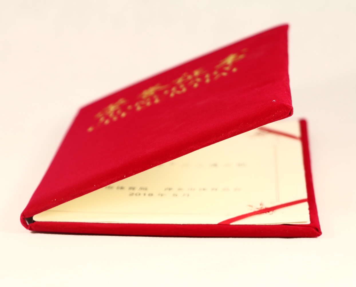 Manufacturer hot-selling HR-12K certificate of Honor suede wholesale customized competition honor award details Picture
