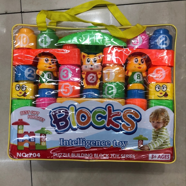 Jinpeng Toys 704 building blocks are children's educational toys in the category of building block assembly toys, featuring granular building blocks details Picture