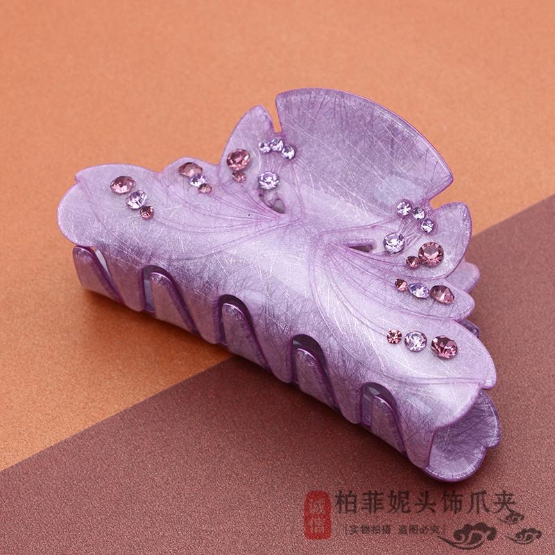 抓夹中号防滑淑女洗澡盘发成人女士简约韩版发卡百搭发饰白底实物图