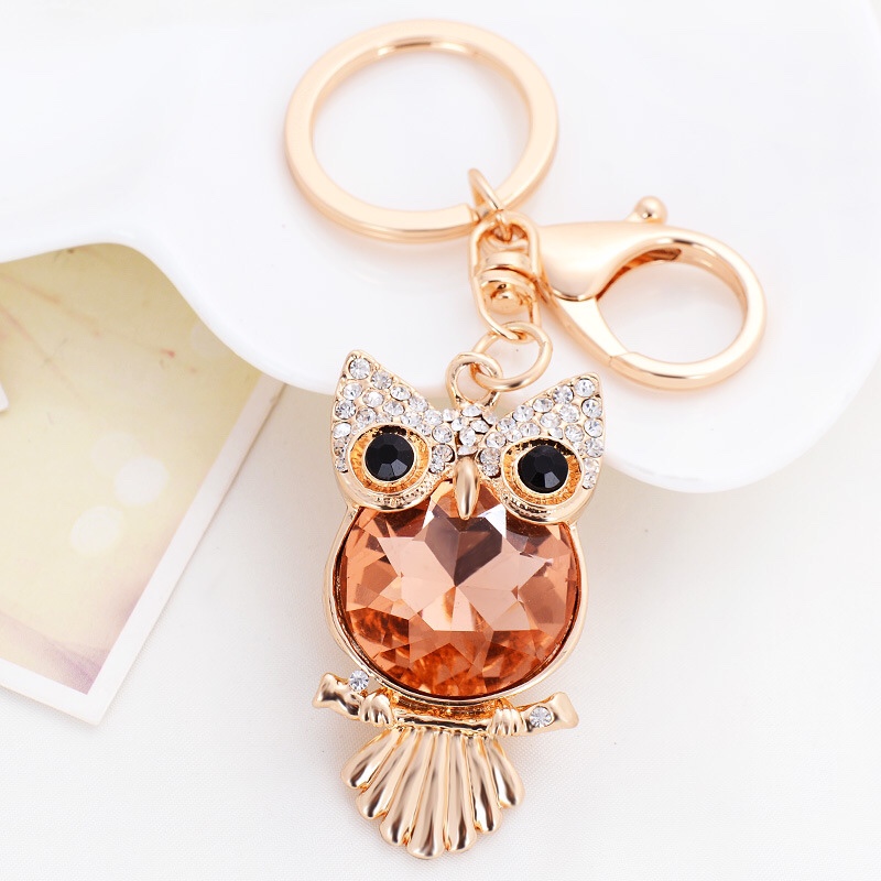 Alloy owl keychain details Picture