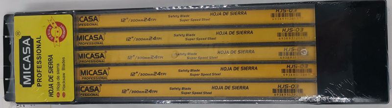 65锰 黄色锯条 12*300MM*24T 替换条手动饰条钢锯条