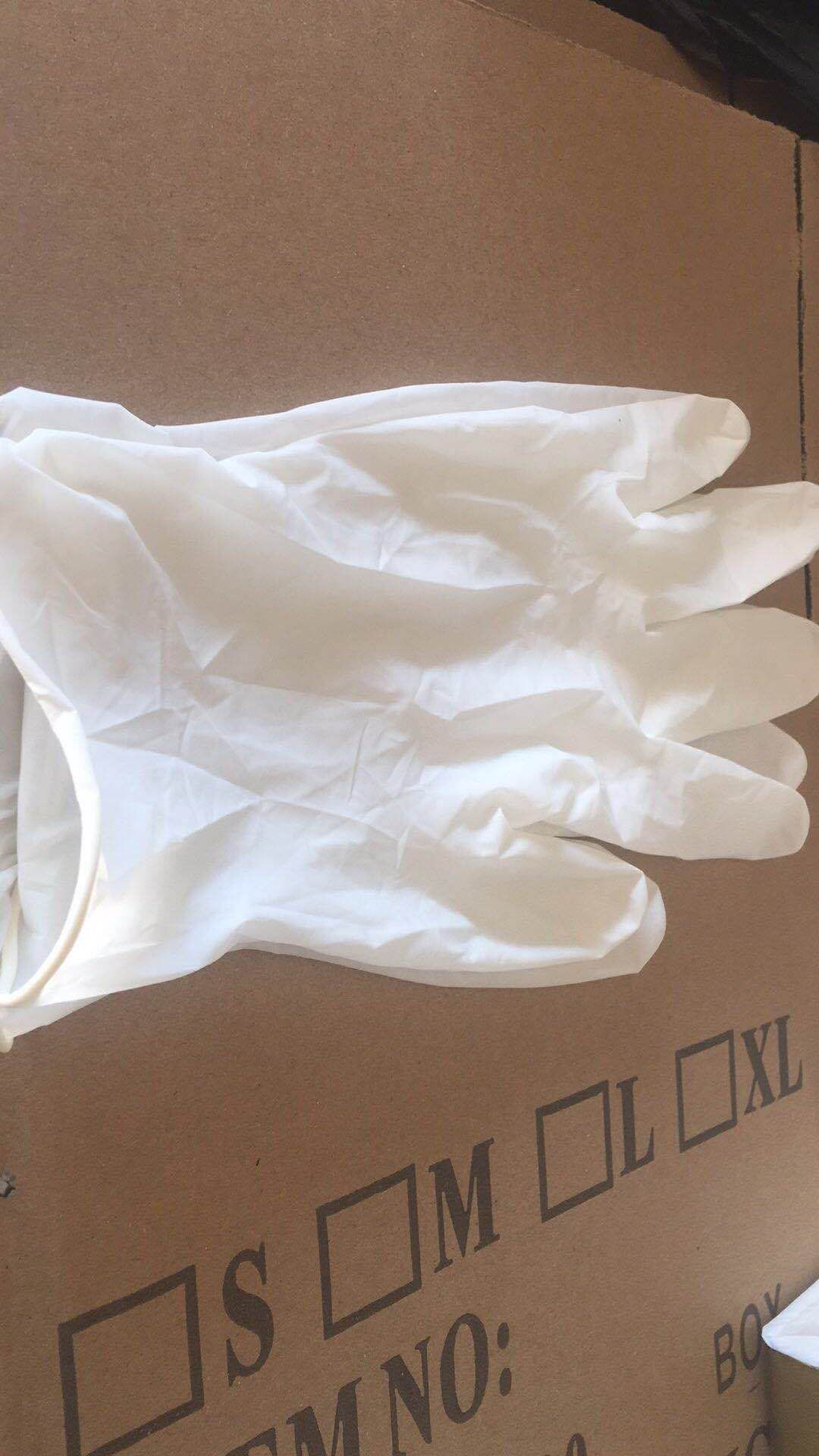 Disposable White Latex Gloves