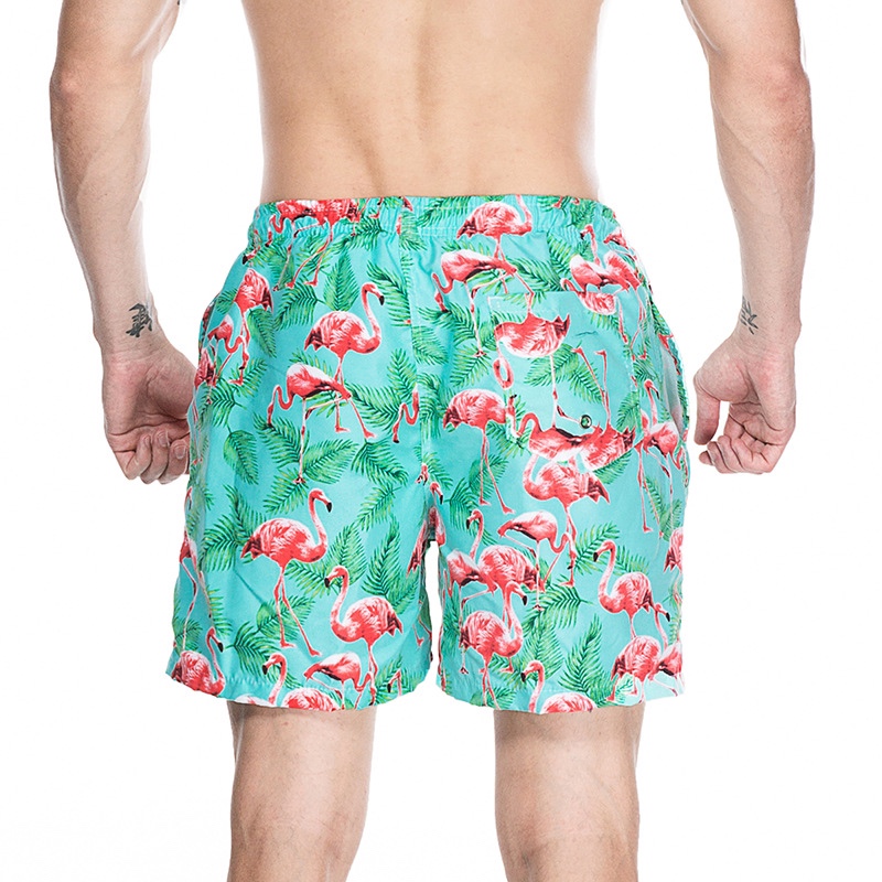 Flamingo men's beach pants Specification image