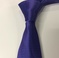 最新紫色时尚男士领带批发编织提花涤纶领带工厂细节图