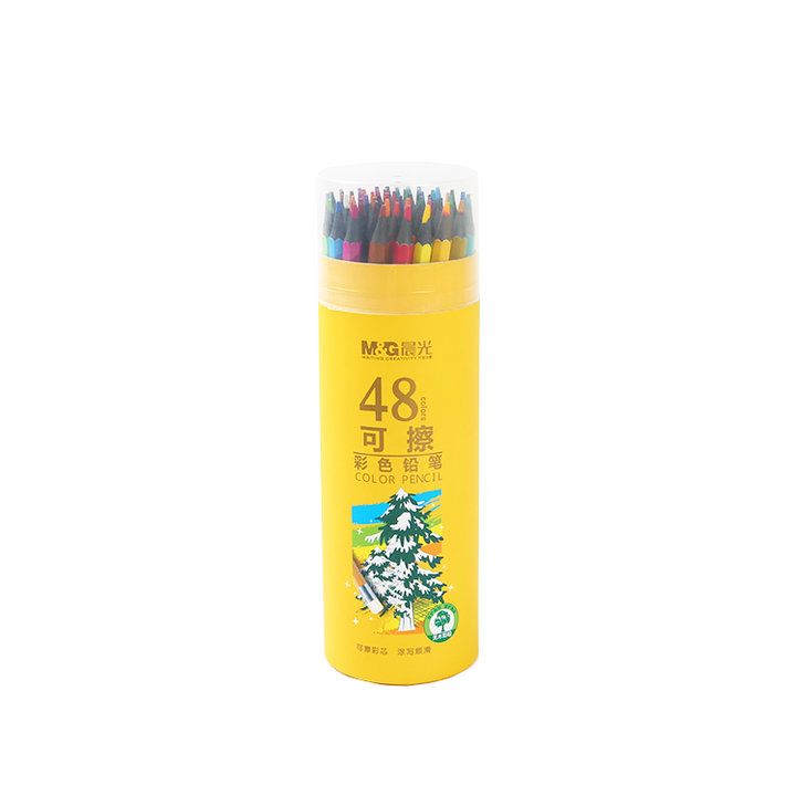 Morning Light Wood Erasable Color Pencil 48 Color Awpq0510