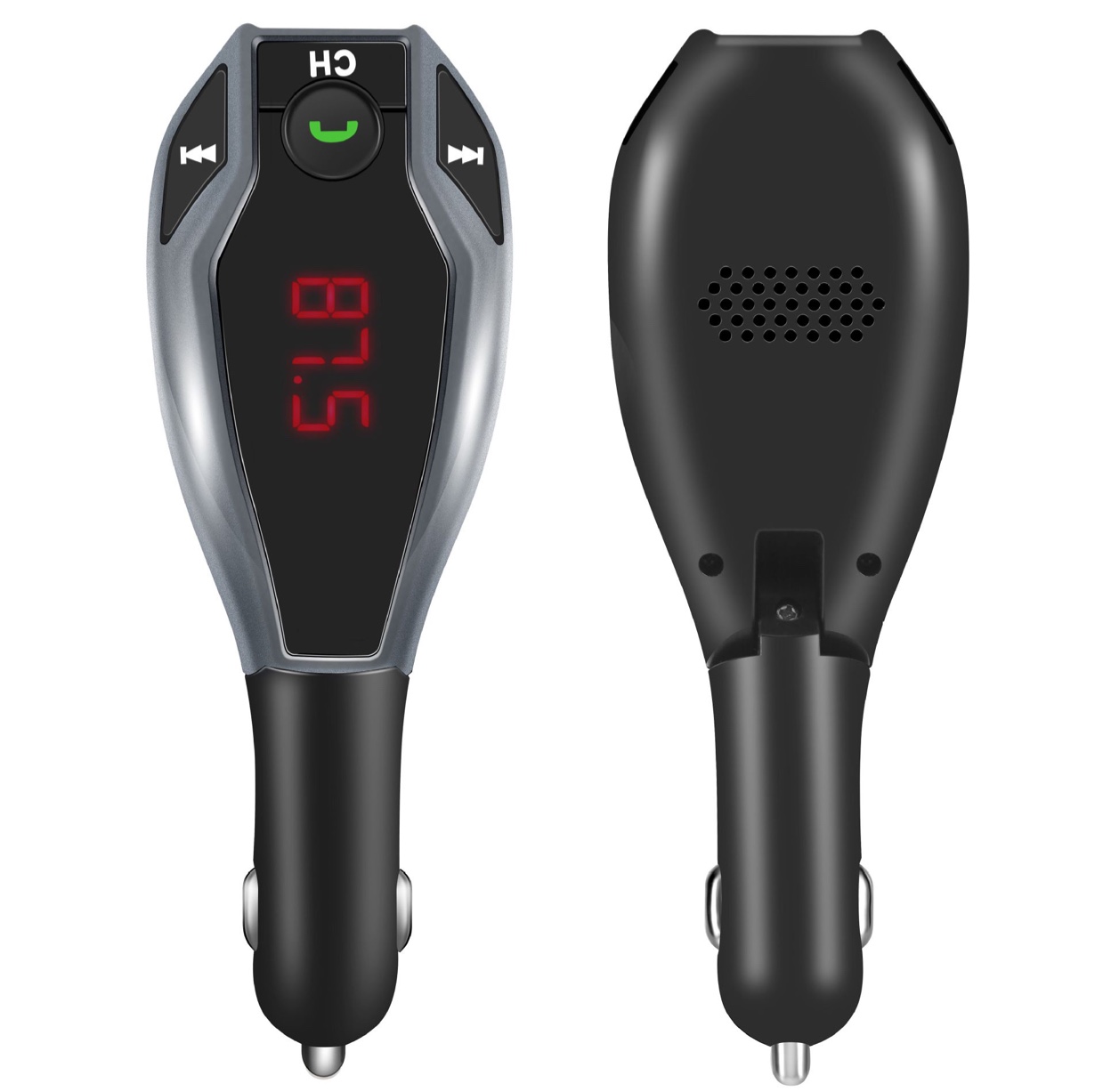 X7汽车车载蓝牙mp3播放器fm发射器插卡机免提通话产品图