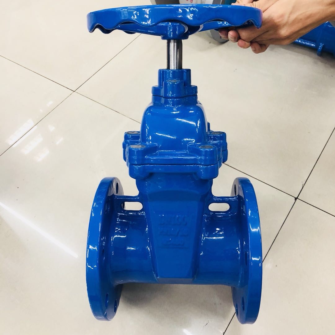 Dark bar soft seal gate valve DN50 Specification drawing