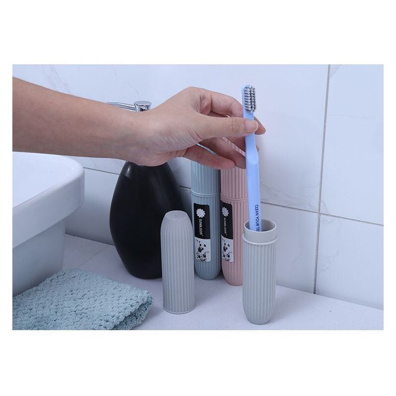 Direct-sale toothbrush storage box, portable set, mouthwash cup, washbasin cup, brushing cup, simple and household toothache cylinder for business trips Application Scenario