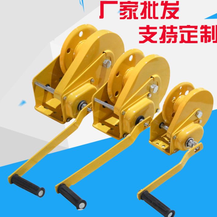 Hand-cranked winch, electric winch, self-locking brake hand-cranked winch EYRY details Picture