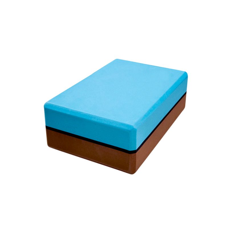 双色瑜伽砖eva 200g高密度环保抗压瑜伽砖辅助用品