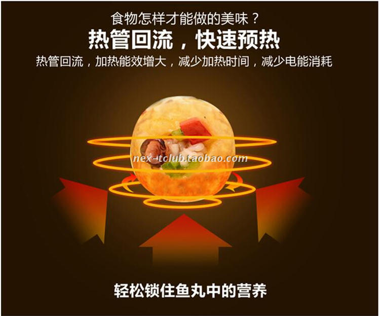 Three-plate electric heating fish ball machine, commercial fish ball machine, takoyaki machine, shrimp egg pulling equipment detail image 2