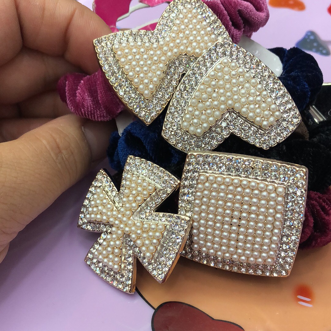 Double Drill And Millet Bead Large Intestine Headpiece Hair Accessory Headpiece