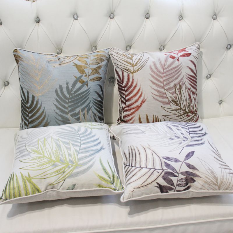 Model Room Light Luxury Simple Sofa Pillow Orange Red Black Binding Zebra Cushion Bed On The Waist Specification drawing