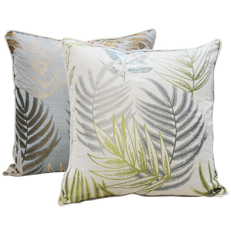 Model Room Light Luxury Simple Sofa Pillow Orange Red Black Binding Zebra Cushion Bed On The Waist Item Picture