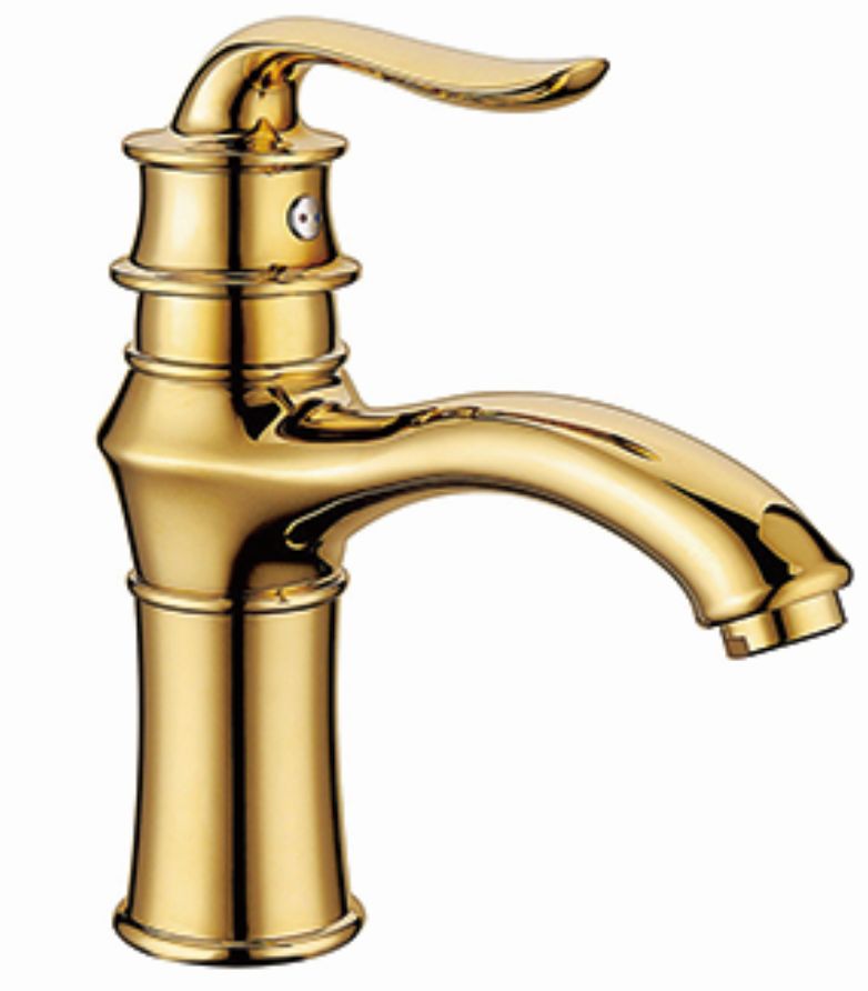 TC-10165 Basin Faucet - Low titanium gold