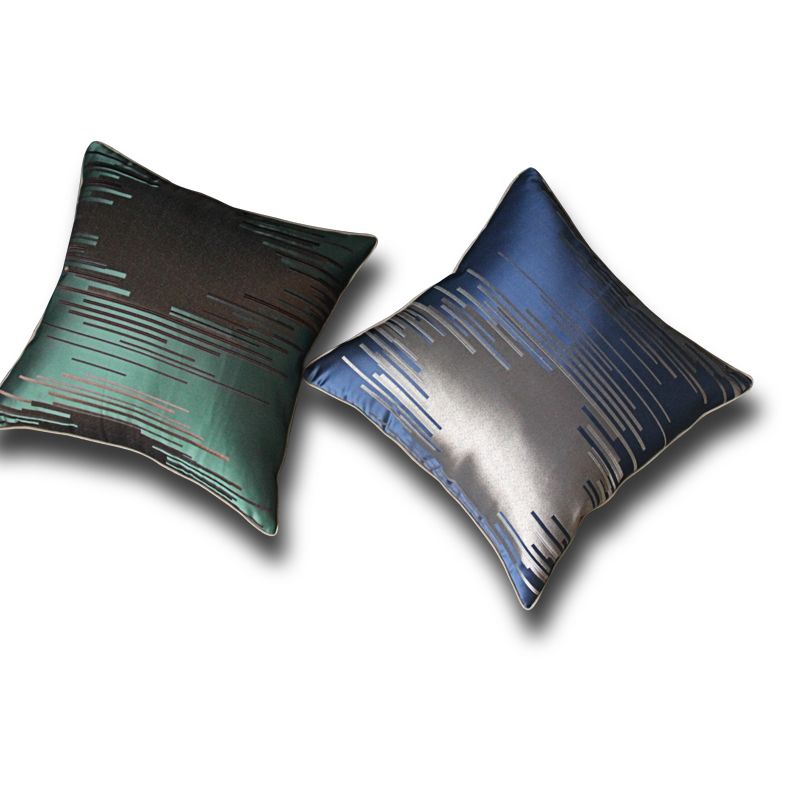 High-precision jacquard edge cushions, sofa throw pillows, linen home, living room cushion cover, office Specification image