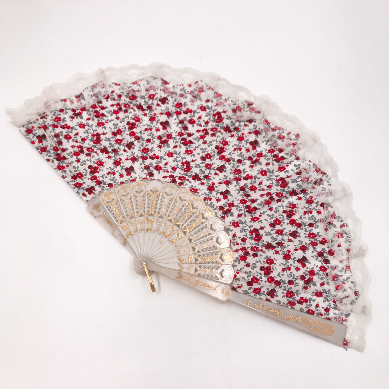 西班牙扇 花边扇 雏菊扇 地摊经济 小碎花扇详情图6