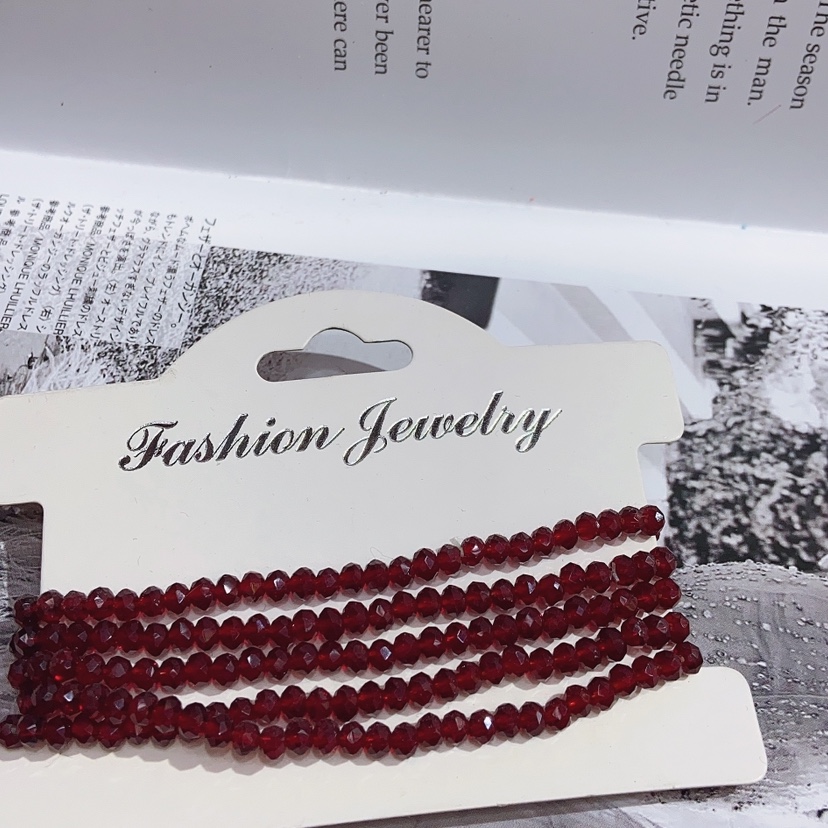 Crystal beaded bracelet details Picture