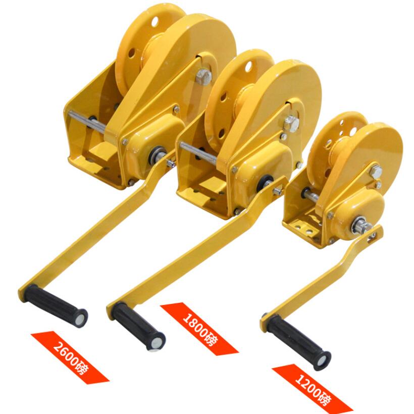 Hand-cranked winch, electric winch, self-locking brake hand-cranked winch EYRY Item Picture