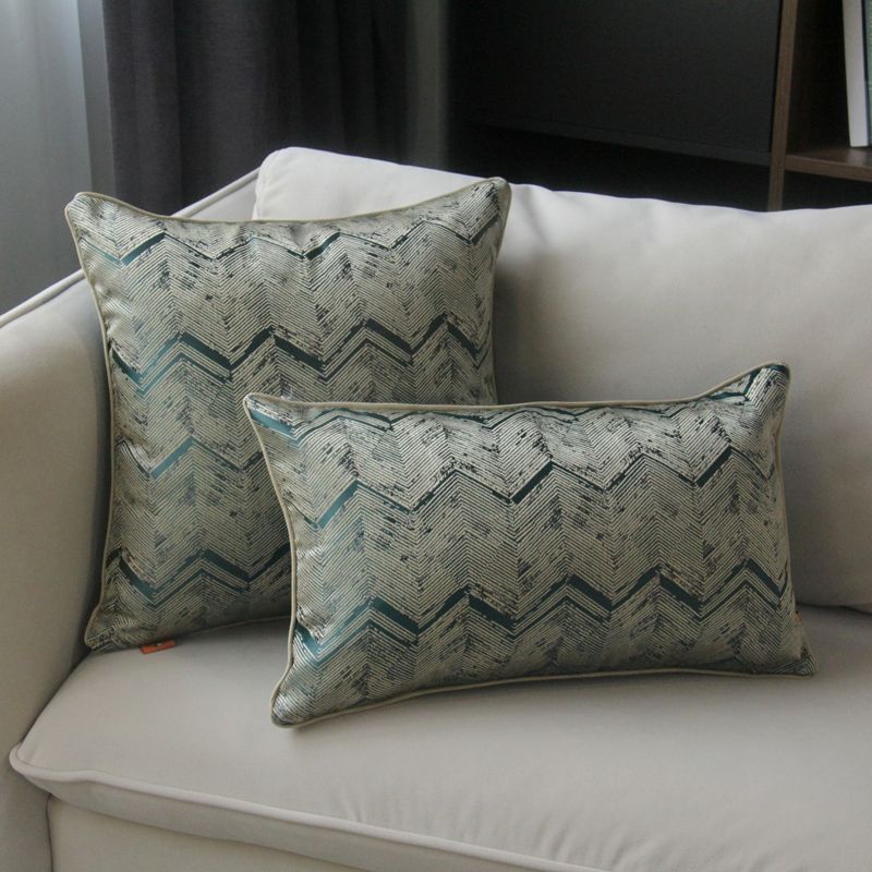 Sofa throw pillow cushions, high-end luxurious silk-like cushions Specification image