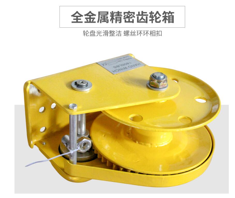 Hand-cranked winch, electric winch, self-locking brake hand-cranked winch EYRY detail image 12