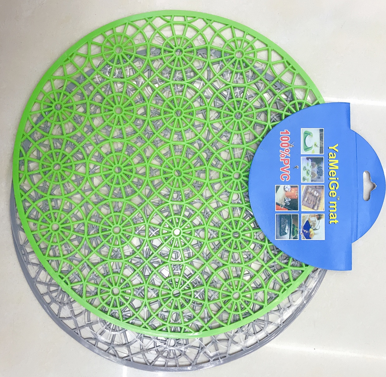 圆形铜钱水槽垫