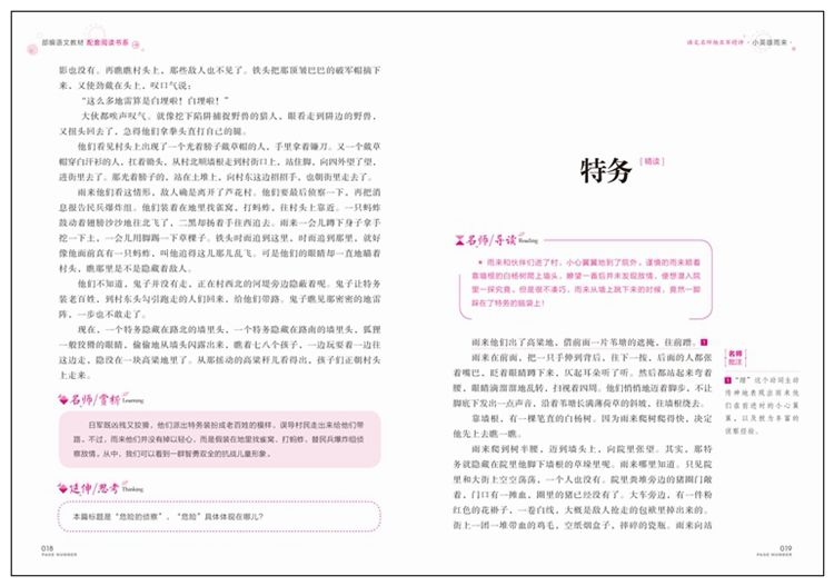 小英雄雨来四年级部编语文教材配套阅读老师推荐小学生课外阅读书详情图12