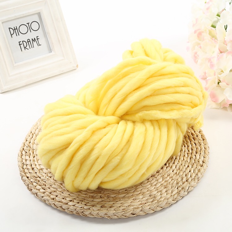 Korean acrylic thick wool thread, thick Icelandic wool hand-knitted hat thread, scarf thread 250g Item Picture