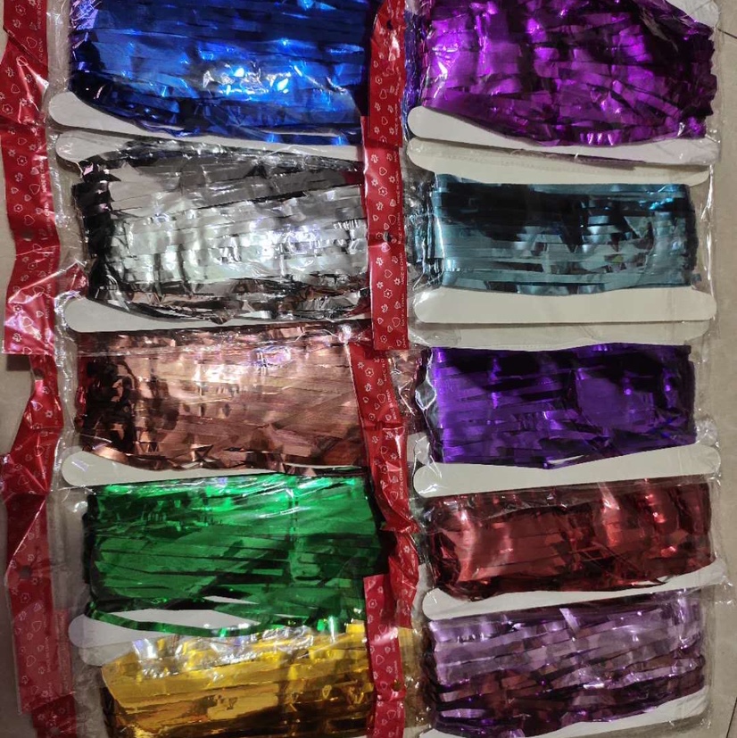 Rain curtain decoration for various holiday occasions
