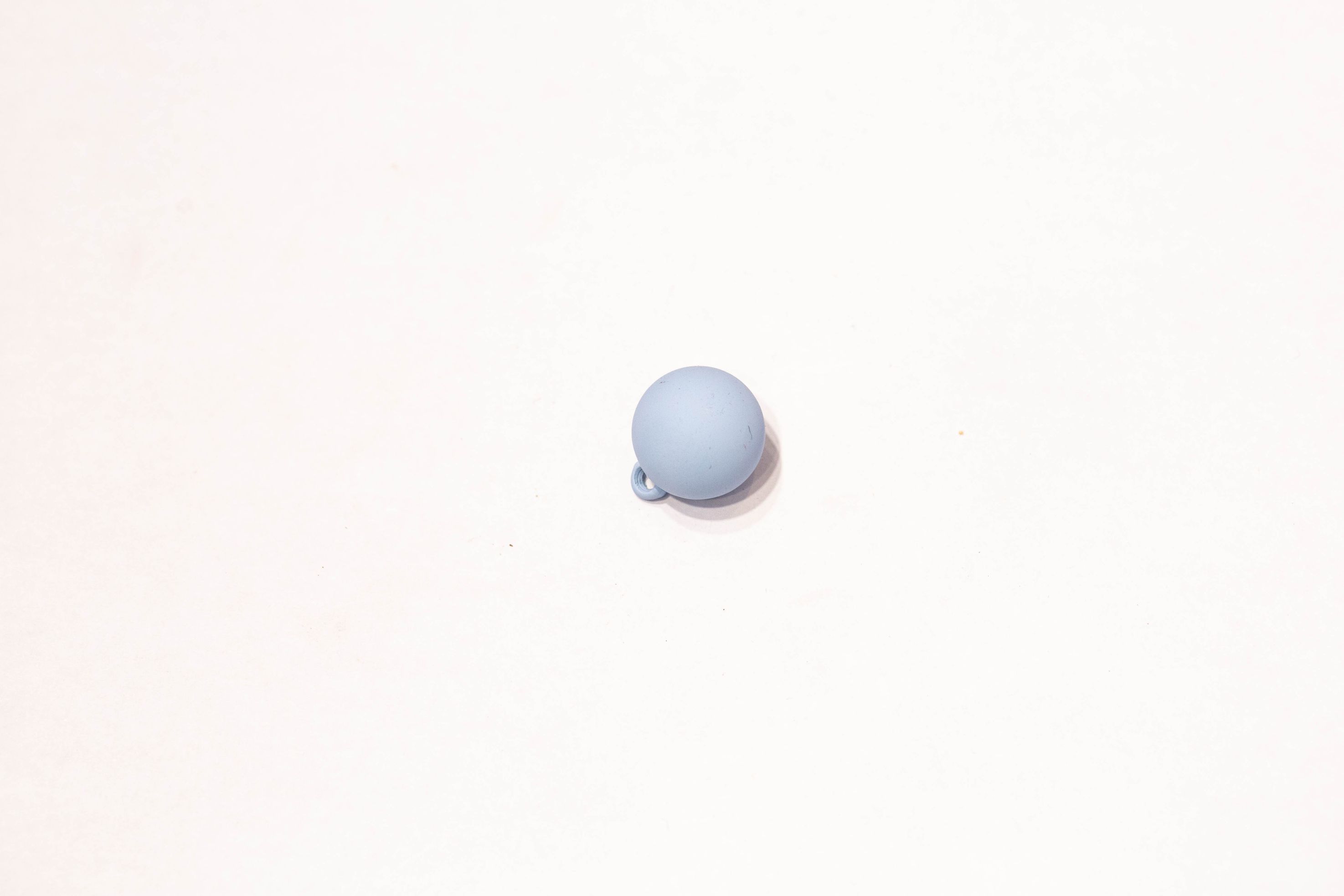 Factory direct sales of colored rubber paint hanging hole round bead hair accessory accessories, wholesale of new diy hair rope accessory beads in Yiwu details Picture