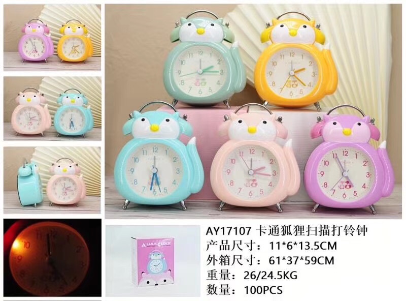 Cartoon alarm clock details Picture