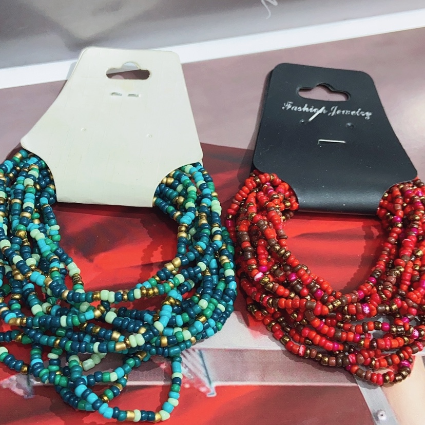 Handmade rice bead bracelet set Specification image