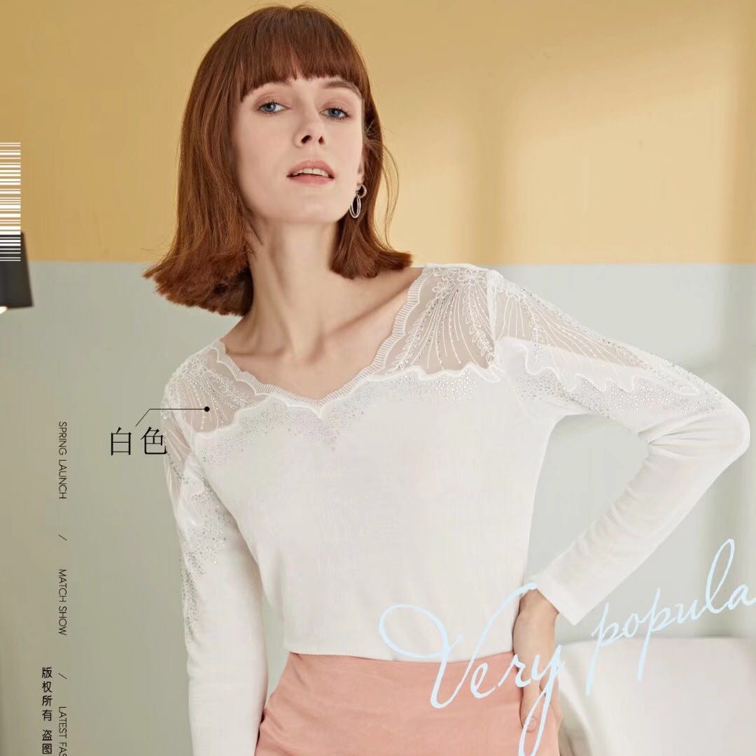 女士时尚冰丝打底衣