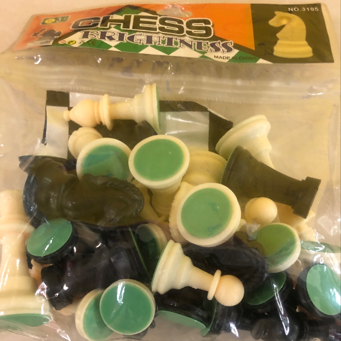 Plastic chess pieces thumbnail