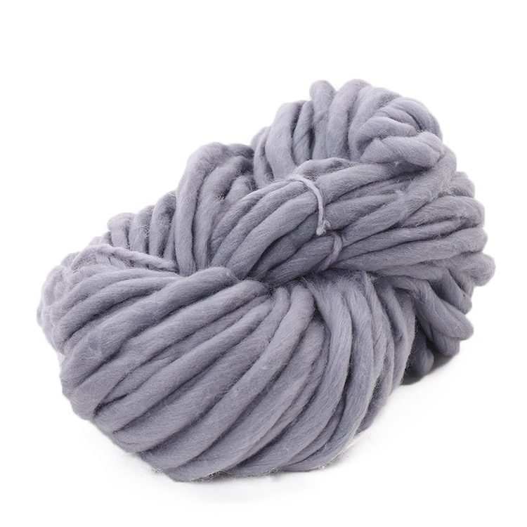 Korean acrylic thick wool thread, thick Icelandic wool hand-knitted hat thread, scarf thread 250g Specification image