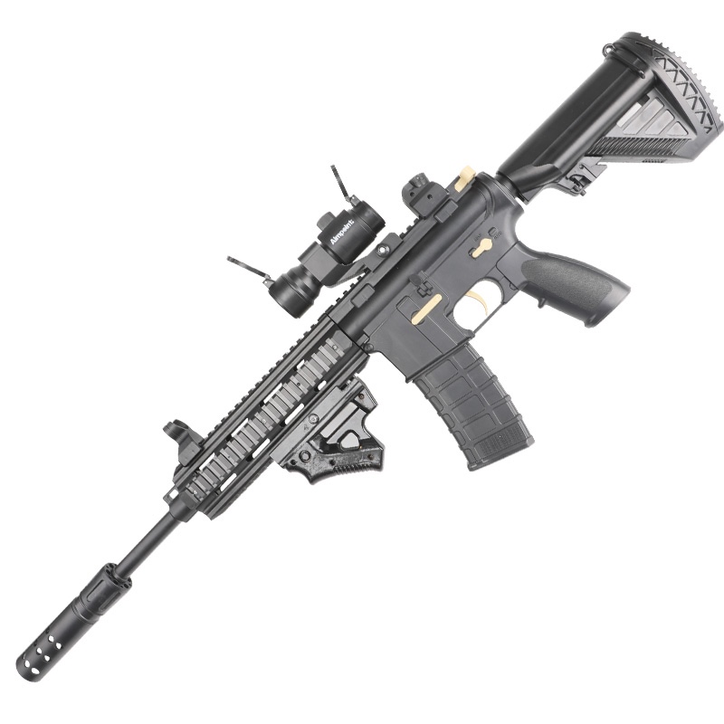 M416 hand self-contained eating chicken complete set equipped with electric continuous water bomb skin boys and children toy guns thumbnail