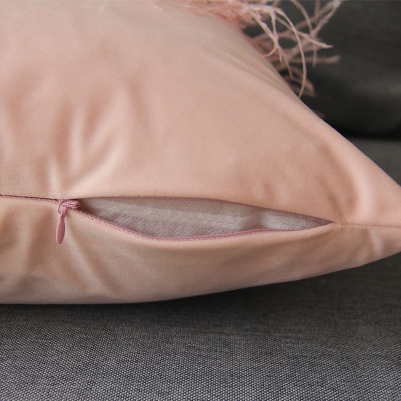 Modern and simple solid-color cushions, sofa cushions, office bed backrest cushions, waist pillows, headboard pillow covers without cores Item Picture