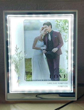 玻璃相框    LED相框  相框细节图