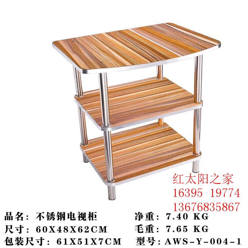 厨房用品置物架 落地多层微波炉架烤箱储物架子收纳架 简易小桌详情图1