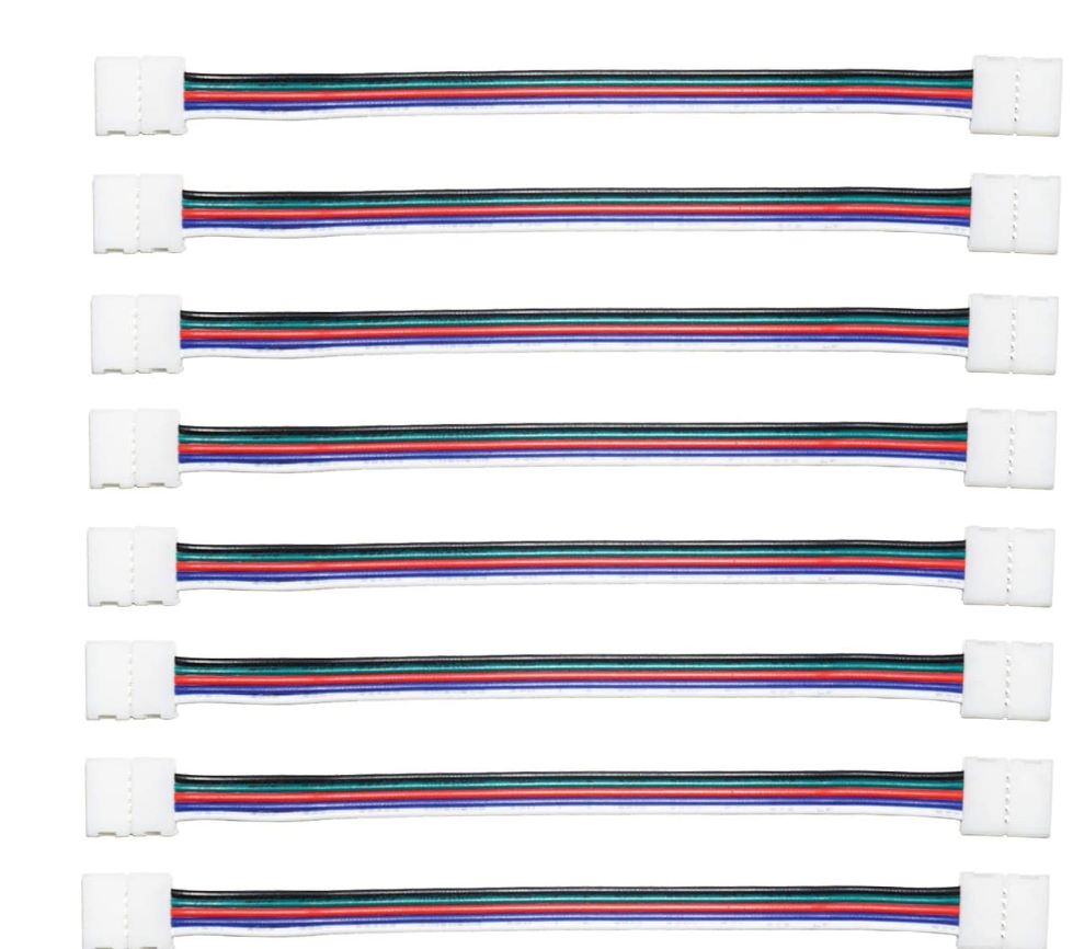 5 Pin 10mm RGBW LED Strip Lights Connectors