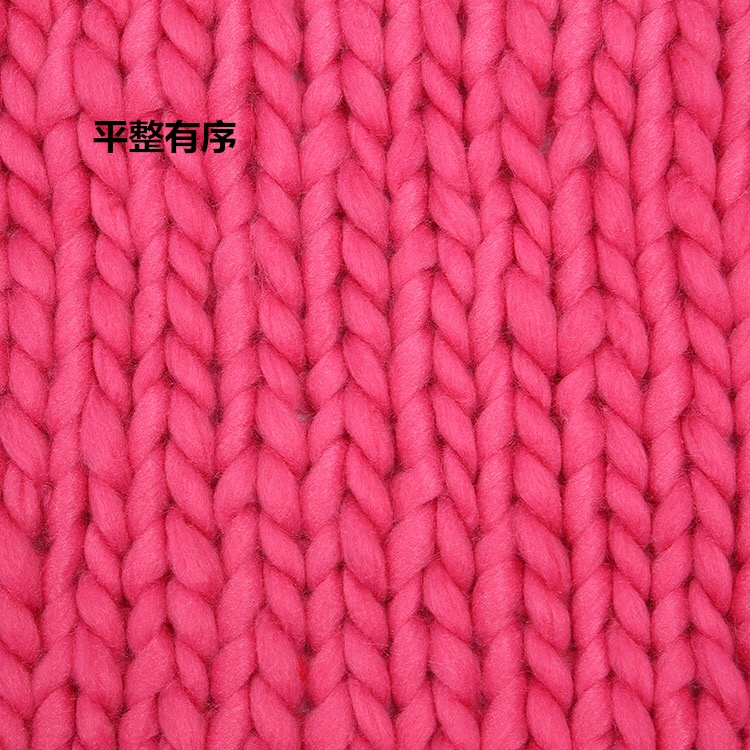 Super-thick wool yarn woven blanket, thick Icelandic wool sofa blanket, air conditioning blanket undefined