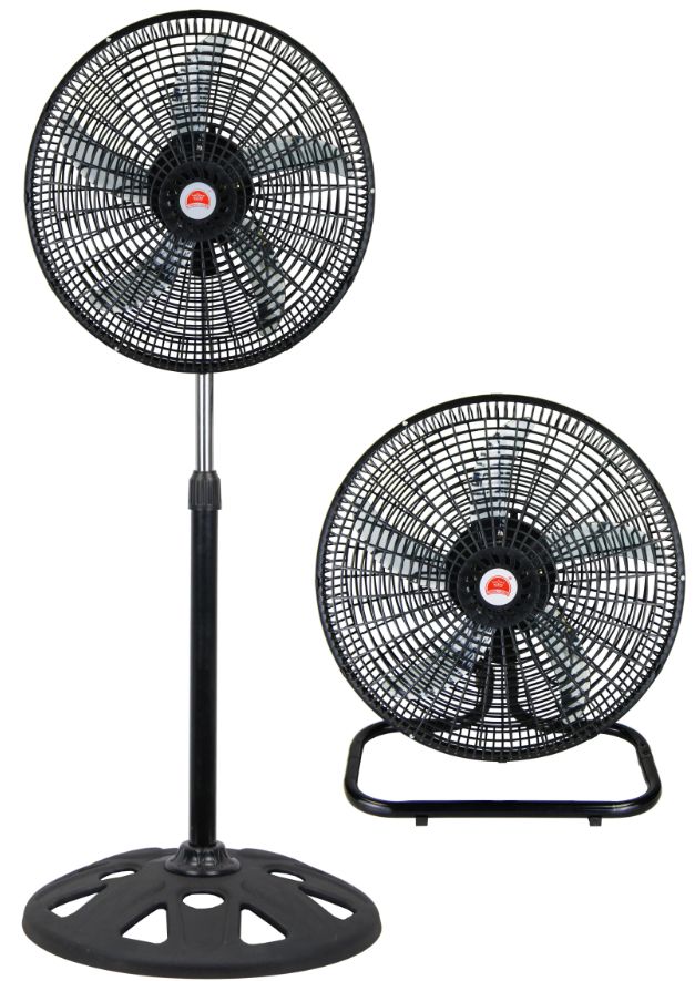 18-inch floor-standing industrial fan with plastic mesh cover for household use detail image 4