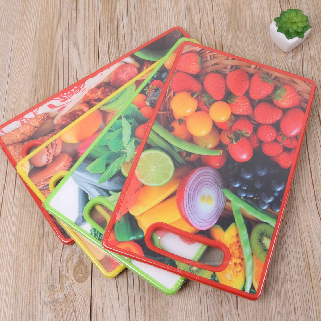 新品上市！椭圆塑料水果菜板厨房必备，切菜切水果更方便