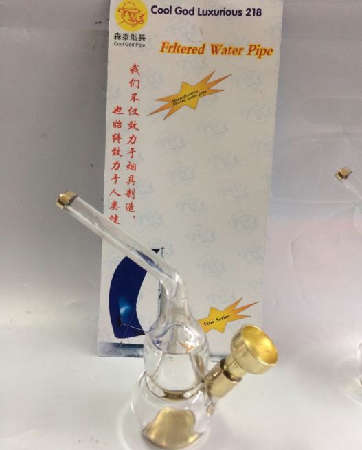 纯铜 水烟壶烧锅 水烟袋烟斗旱烟袋两用通用全套 似玻璃透明过滤详情图5