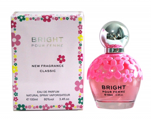 Fresh lady's perfume is a long lasting light pink of chamomile